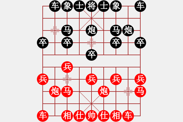 象棋棋譜圖片：花天(9星)-和-超級(jí)黨曉陽(yáng)(9星)邊 - 步數(shù)：10 