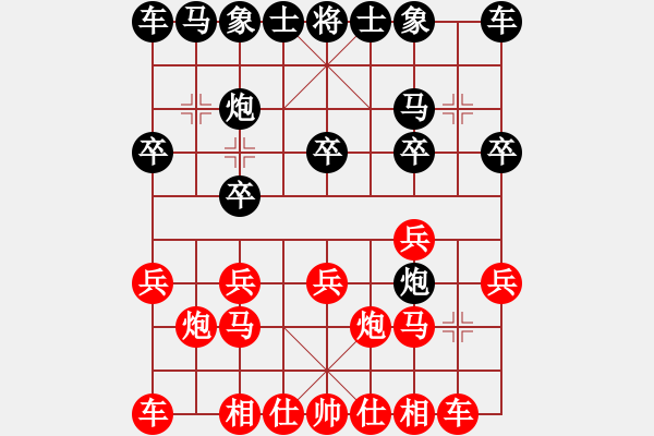 象棋棋谱图片：境之谷沈阳王天一Vs四川双流黄龙溪郑一泓 - 步数：10 