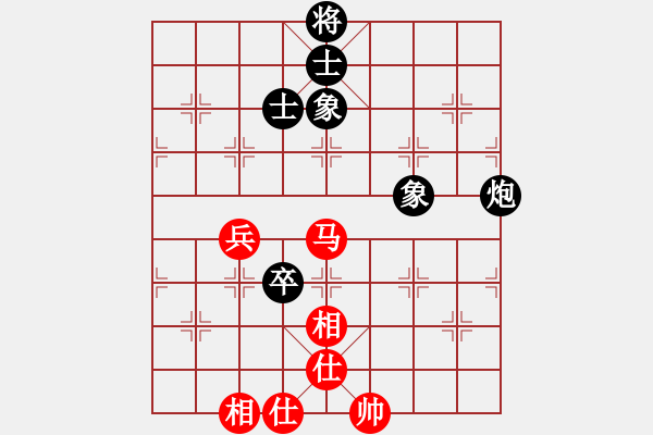 象棋棋譜圖片：象棋小龍女(6段)-和-漢界棋網(6段) - 步數：140 