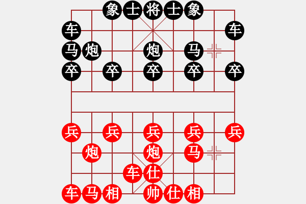 象棋棋譜圖片：飛翔[515230320] -VS- 橫才俊儒[292832991] - 步數(shù)：10 