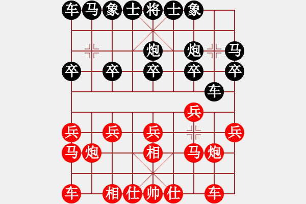 象棋棋譜圖片：聯(lián)眾對(duì)局之一 - 步數(shù)：10 