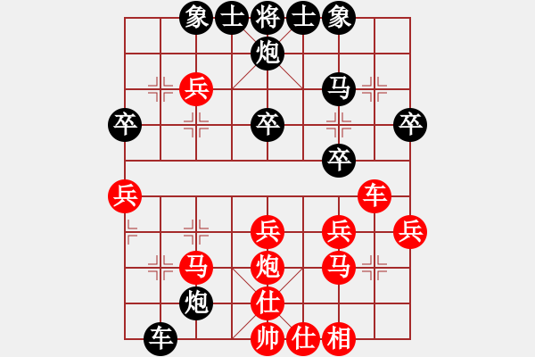 象棋棋谱图片：黑龙江省棋牌协会 范思远 和 上海市象棋协会 刘奕达 - 步数：40 