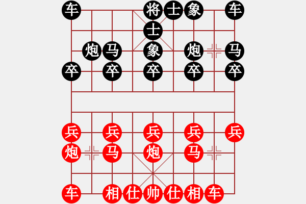 象棋棋譜圖片：查添翼先負查添翼 - 步數(shù)：10 