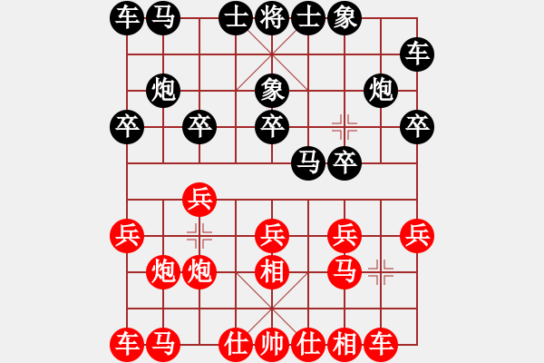 象棋棋譜圖片：人民解放軍(9星)-負(fù)-經(jīng)常是倒數(shù)(9星) - 步數(shù)：10 