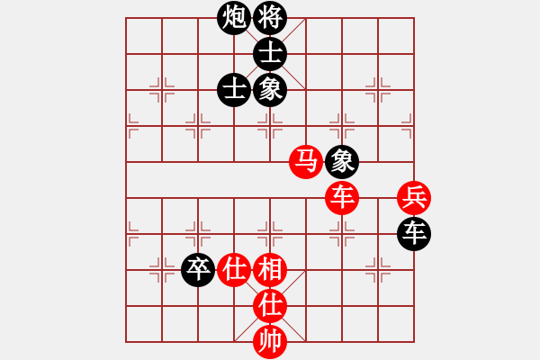 象棋棋譜圖片：車炮卒士象全巧(勝)車馬兵單缺相 - 步數(shù)：0 