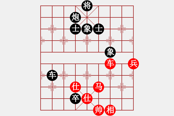 象棋棋譜圖片：車炮卒士象全巧(勝)車馬兵單缺相 - 步數(shù)：10 