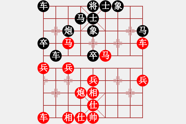 象棋棋譜圖片：異型桿菌(5r)-勝-廣州股民(6級(jí)) - 步數(shù)：40 