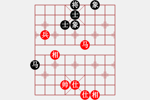 象棋棋譜圖片：護(hù)花使者[1450120964] -VS- 橫才俊儒[292832991] - 步數(shù)：100 