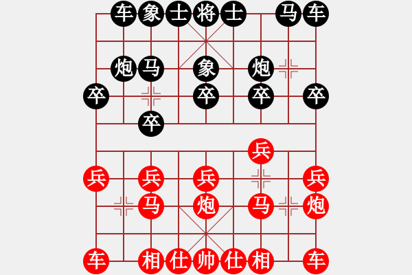 象棋棋譜圖片：戒煙開局庫(kù)(9星)-和-桔中仙翁(9星) - 步數(shù)：10 