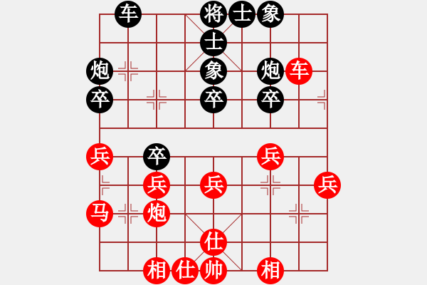 象棋棋譜圖片：南極仙翁(8段)-和-中天多倫多(9段)對(duì)三兵龜背跑 - 步數(shù)：30 