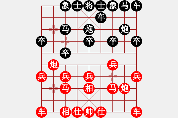 象棋棋譜圖片：★白馬嘯西風(fēng)★[75066201] -VS- 橫才俊儒[292832991] - 步數(shù)：10 