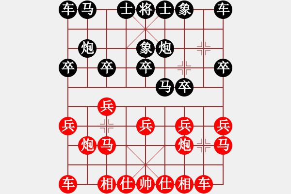 象棋棋譜圖片：牟海勤 先勝 莊力銘 - 步數(shù)：10 