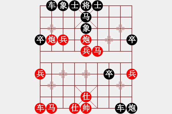 象棋棋譜圖片：兔子王子(2段)-勝-南昌獅(7段) - 步數(shù)：40 