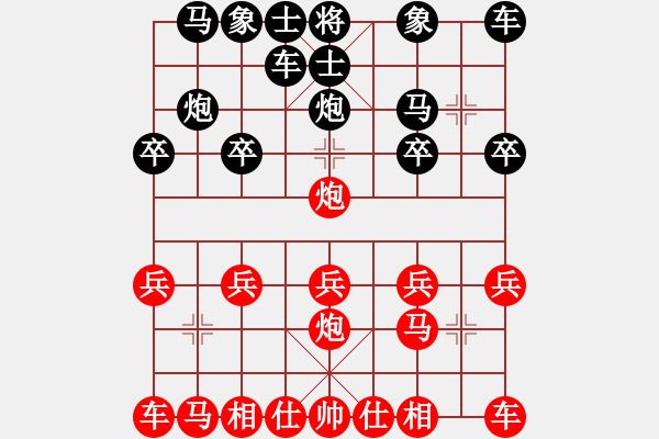 象棋棋譜圖片：謝校(3弦)-勝-鵝嗨鵝(1弦) - 步數(shù)：10 