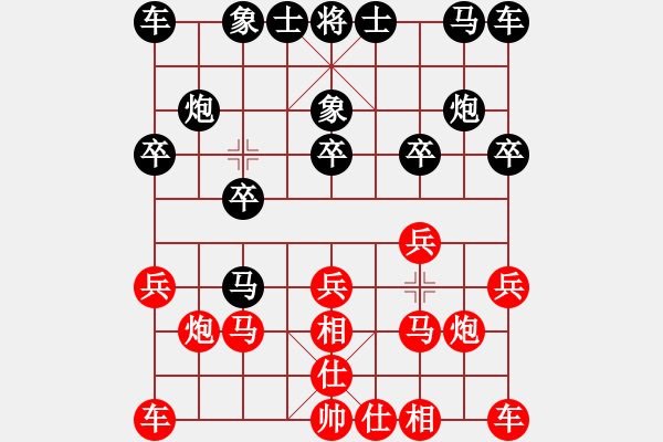 象棋棋譜圖片：法國 馮丹 勝 俄羅斯 得民．阿力山大 - 步數：10 