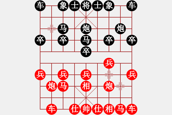 象棋棋譜圖片：人機(jī)對(duì)戰(zhàn) 2024-6-16 16:56 - 步數(shù)：10 