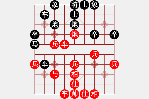 象棋棋譜圖片：陽泉王富平(4段)-勝-總不敗(2段) - 步數(shù)：33 