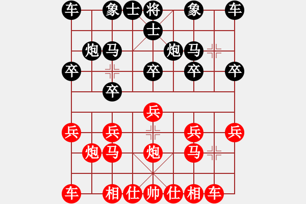 象棋棋譜圖片：65屆大興月賽5劉杰先勝王先順 - 步數(shù)：10 