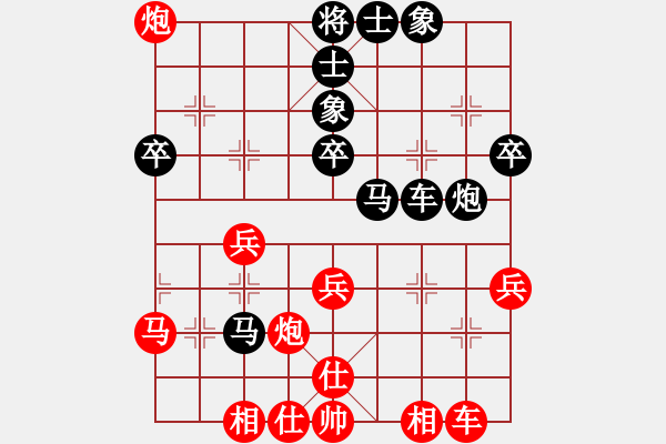 象棋棋譜圖片：chuihui(9級)-和-京豫游俠(5段) - 步數(shù)：40 