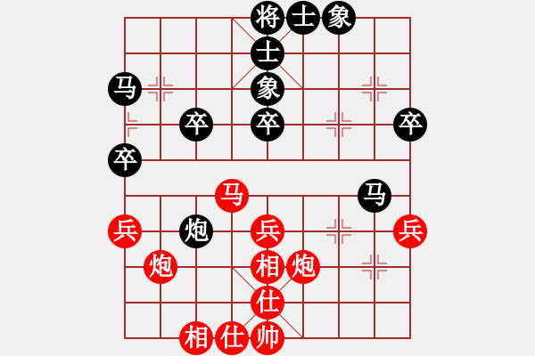 象棋棋譜圖片：1 - 步數(shù)：40 