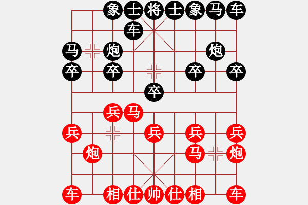 象棋棋譜圖片：1141局 E10- 仙人指路對卒底炮-旋風(fēng)引擎23層(2748) 先勝 賈詡(1900) - 步數(shù)：10 