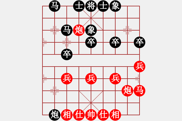 象棋棋譜圖片：kinglayout(8星)-勝-longman(9星) - 步數(shù)：30 