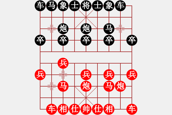 象棋棋譜圖片：黑方五度棄子強(qiáng)大攻勢，紅方陣型土崩瓦解支離破碎 - 步數(shù)：0 