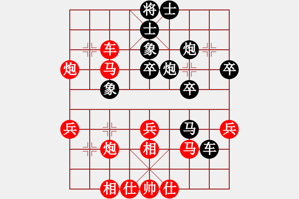 象棋棋譜圖片：中原大將(5段)-負(fù)-雞西玉麒麟(5段) - 步數(shù)：36 