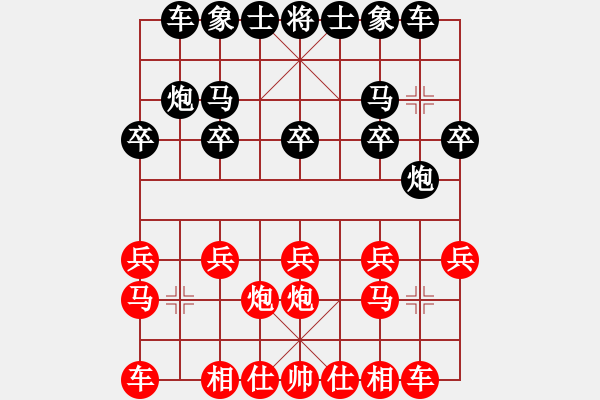 象棋棋譜圖片：草木皆兵之亂殺屠城 - 步數(shù)：10 