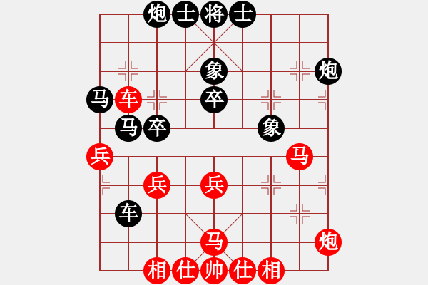 象棋棋譜圖片：炫鋒比賽五(5r)-和-牡丹亭冰兔(4級(jí)) - 步數(shù)：60 