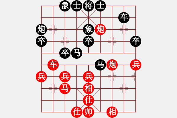 象棋棋譜圖片：項(xiàng)目管理(5段)-負(fù)-心如之水(8段) - 步數(shù)：40 