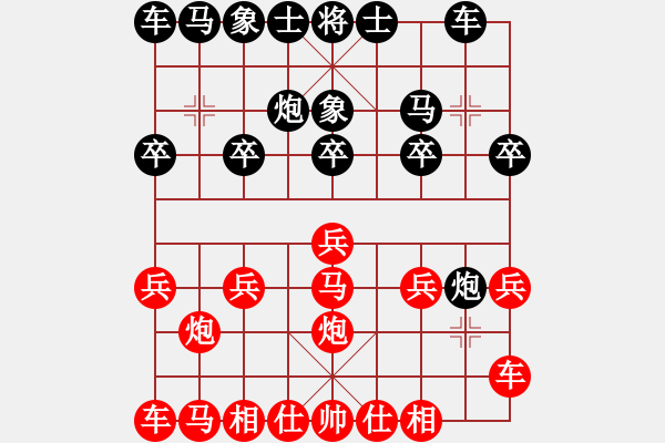 象棋棋譜圖片：橫才俊儒[292832991] -VS- 孤云[769008920] - 步數(shù)：10 