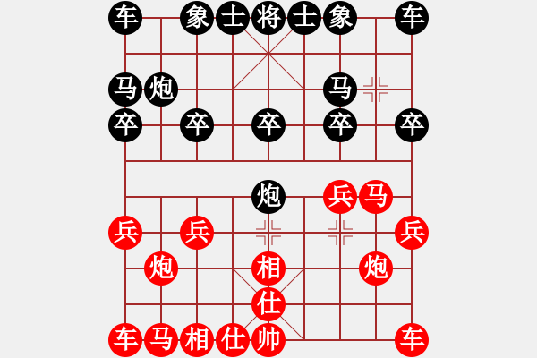 象棋棋谱图片：supersong(9星)-负-高修(北斗) - 步数：10 