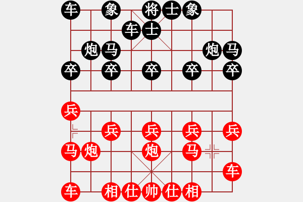 象棋棋譜圖片：橫才俊儒[292832991] -VS- 見龍?jiān)谔颷2513584765] - 步數(shù)：10 