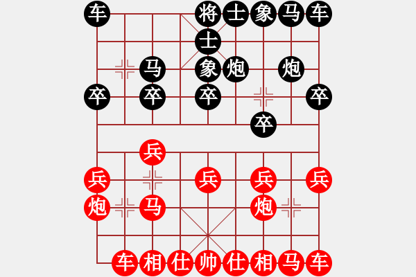 象棋棋譜圖片：第八屆萬人象棋比賽日照比賽第八輪張忠濤對呂利軍 - 步數(shù)：10 