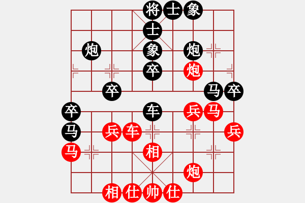 象棋棋譜圖片：奪命飛刀(8級)-負(fù)-軟件的軟(4段) - 步數(shù)：40 