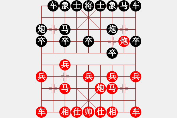 象棋棋譜圖片：憐香惜玉(6星)-和-冷血十三鷹(9星) - 步數(shù)：10 