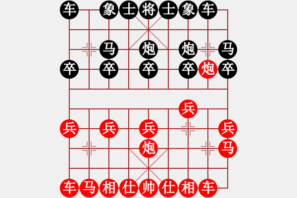 象棋棋譜圖片：下山王(天帝)-和-武漢大師(天帝) - 步數：10 