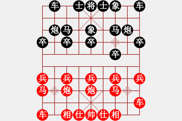 象棋棋譜圖片：清風(fēng)明月對(duì)棋中狼豹.pgn - 步數(shù)：10 