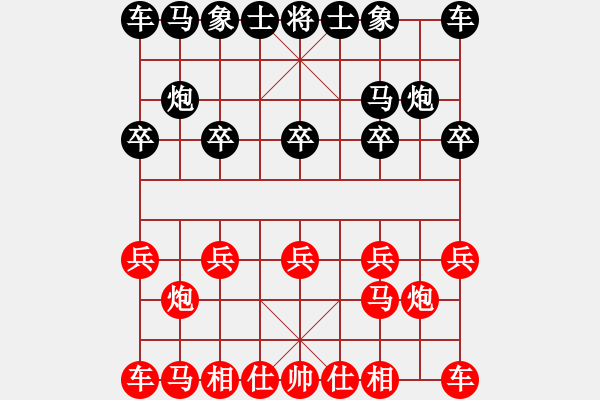 象棋棋譜圖片：1234 - 步數(shù)：2 