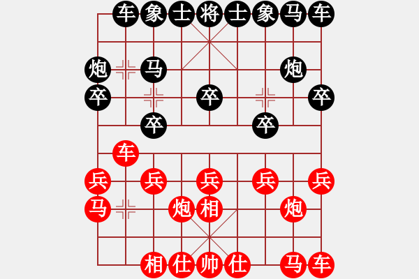 象棋棋谱图片：韶关学院金科佑 负 韶关学院韩裕恒（09） - 步数：10 