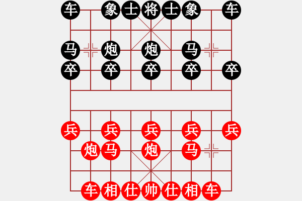 象棋棋譜圖片：順炮局（業(yè)四升業(yè)五評(píng)測(cè)對(duì)局）我先勝 - 步數(shù)：10 