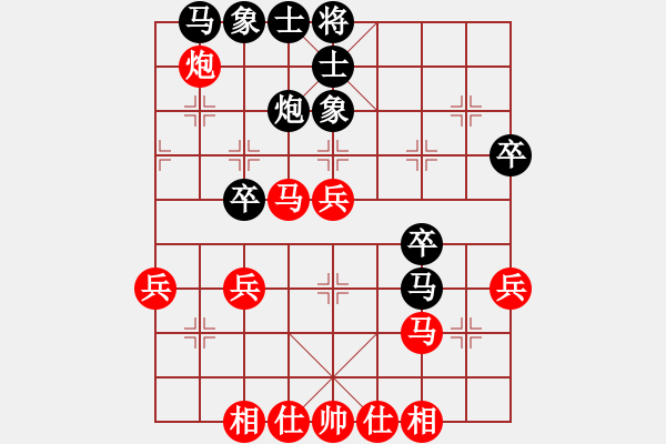 象棋棋譜圖片：順炮局（業(yè)四升業(yè)五評(píng)測(cè)對(duì)局）我先勝 - 步數(shù)：40 