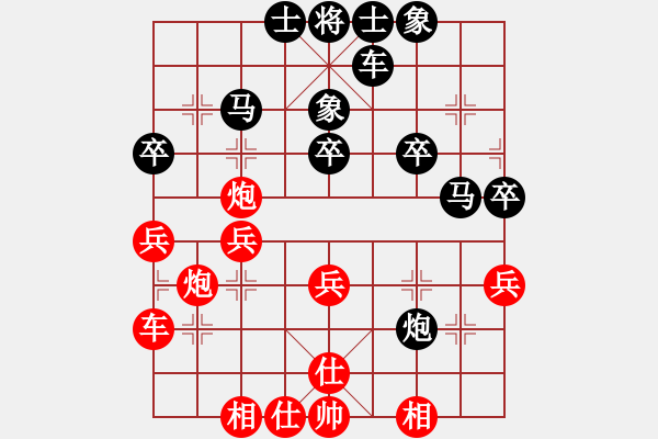 象棋棋譜圖片：《學(xué)習(xí)大師后手》57列炮邊馬左橫車破五七炮邊馬右車巡河 - 步數(shù)：40 