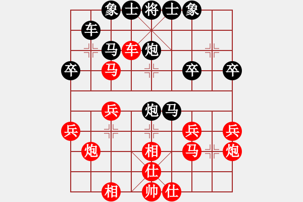 象棋棋譜圖片：哥哥愛殺棋(4星)-負(fù)-純?nèi)松先A山(8星) - 步數(shù)：30 