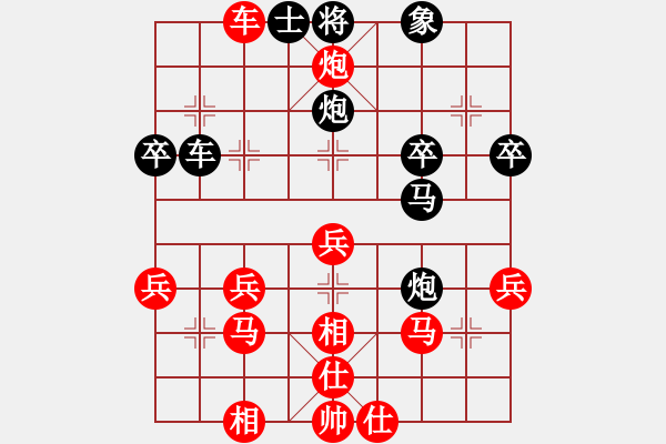 象棋棋譜圖片：千山劉博(5段)-勝-棋癡之首(3段) - 步數(shù)：40 