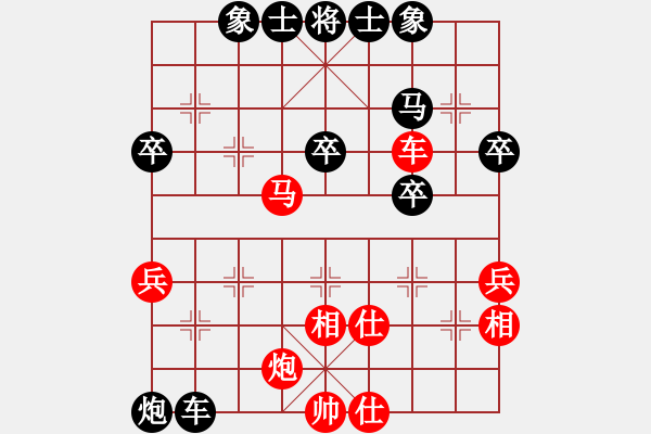 象棋棋谱图片：河北 申鹏 和 山东 谢岿 - 步数：50 