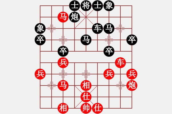 象棋棋譜圖片：河東大元帥對風雨者 - 步數(shù)：40 