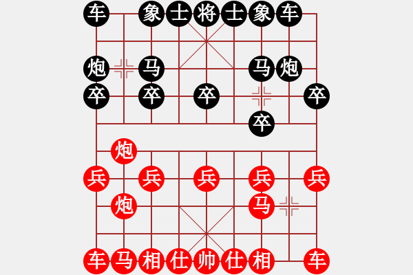 象棋棋譜圖片：夜行者 [1308606372] -VS- hx【將】[2684880401] - 步數(shù)：10 