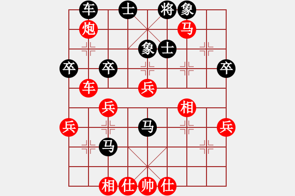 象棋棋譜圖片：┏Ｘ?zé)o量╄[紅] -VS- 軍旗王子[黑] - 步數(shù)：50 